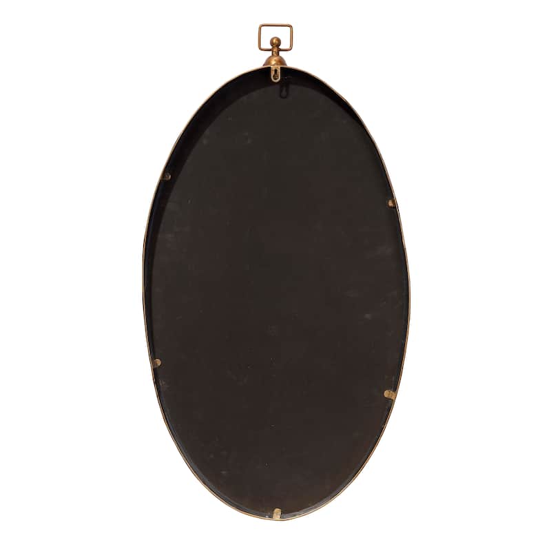 Alden Décor Ellie Iron Mirror, Black