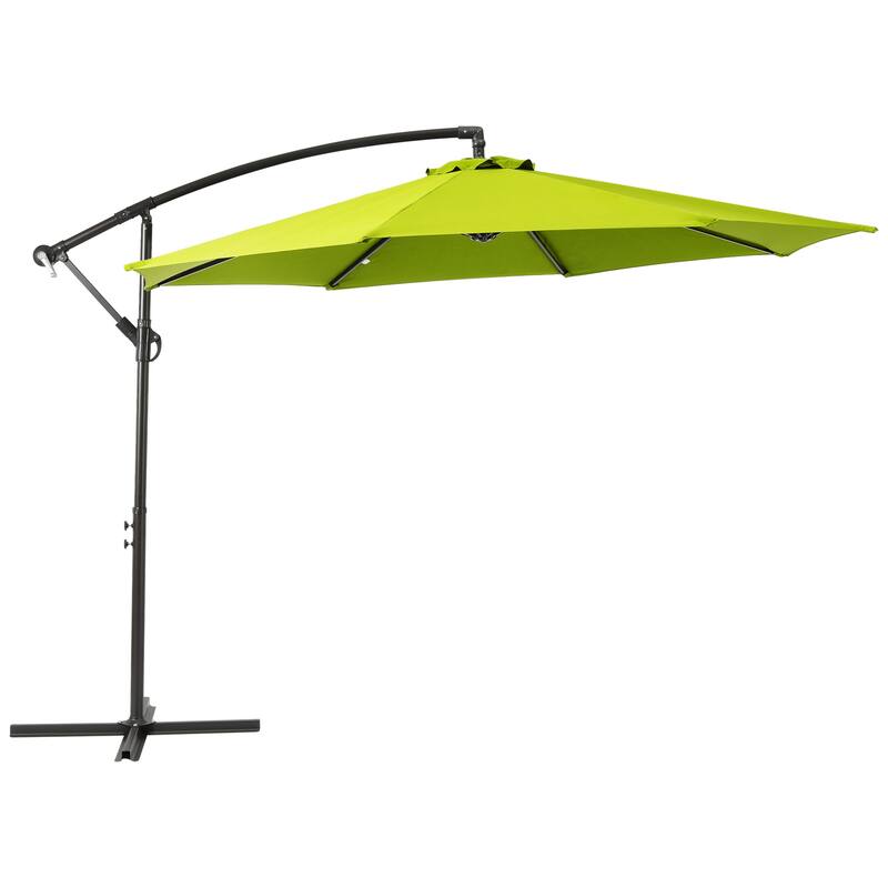 Weller 10-foot Offset Cantilever Hanging Patio Umbrella