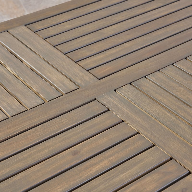 Hermosa Outdoor Acacia Wood Rectangle Dining Table (ONLY) by Christopher Knight Home - 59.00" L x 31.50" W x 30.00" H