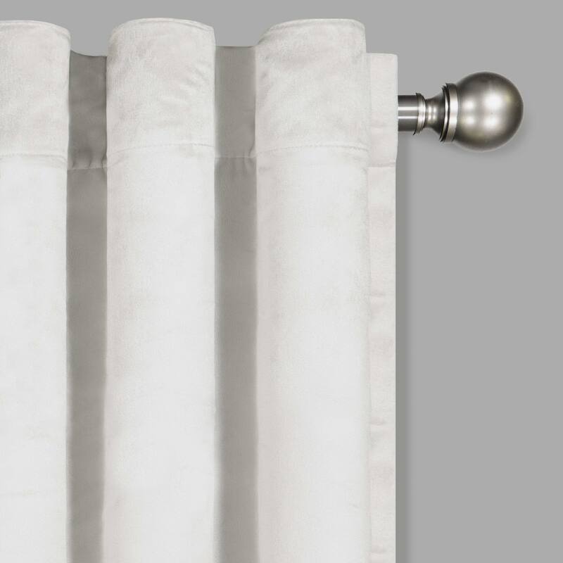 Eclipse Harper Velvet Absolute Zero Blackout Window Panel