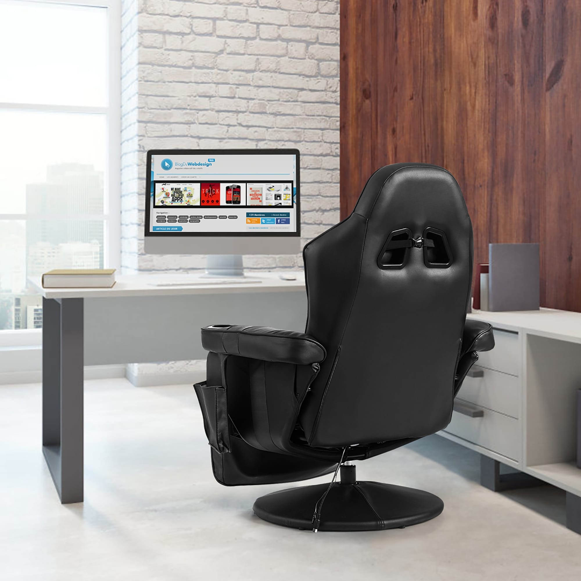 Racing style gaming 2025 recliner