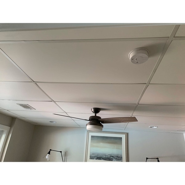 Shop Genesis Smooth Pro White 2 X 4 Foot Lay In Ceiling Tile Pack