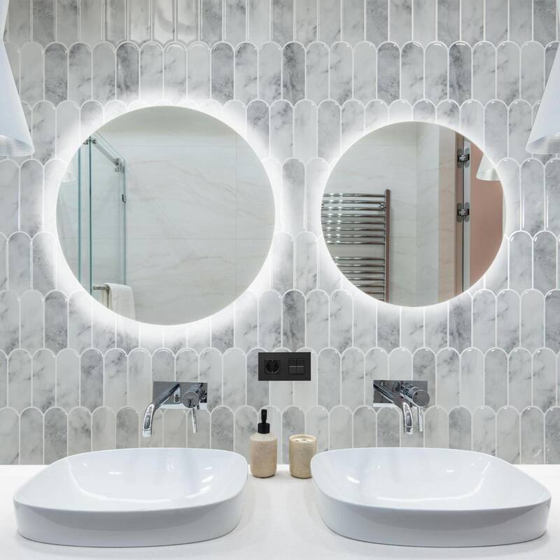 Art3d 10pcs Peel and Stick Backsplash Thickened Tiles, 12''x12'', Cover 10 Sq.Ft. - N/A