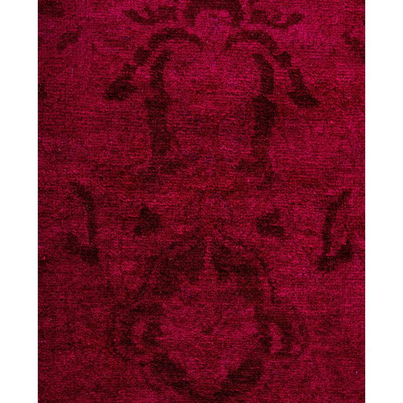 Overdyed One-of-a-Kind Hand-Knotted Area Rug - Pink - 4' 7" x 6' 10"
