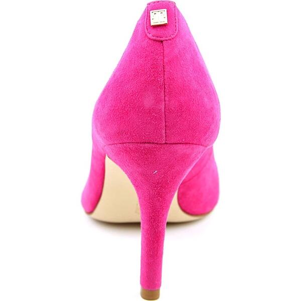 Shop Ivanka Trump Cleo 5 Women Peep Toe Suede Pink Heels Overstock 14616367