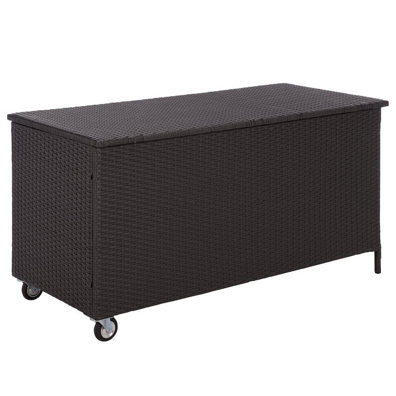 SAFAVIEH Outdoor Living Kent Cushion Box - 49"W x 23"D x 26"H