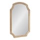 preview thumbnail 1 of 7, Kate and Laurel Carlow Wood Arched Mirror - 23x32 23x32 - Natural