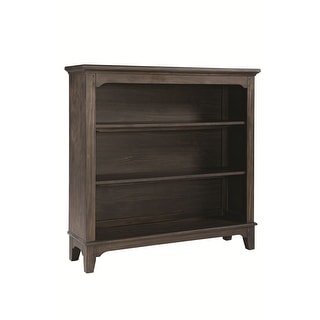 Taylor 50" Wide Farmhouse Bookcase, River Rock Brown