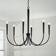 preview thumbnail 10 of 10, Holden 6-light Medium Chandelier