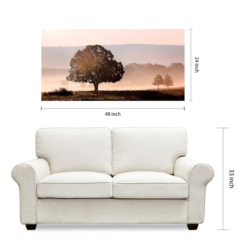 "Plain View" Frameless Free Floating Tempered Art Glass Wall Art by EAD Art Coop