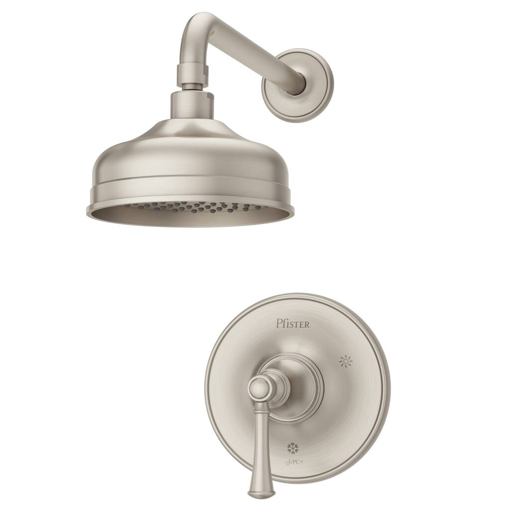 Pfister Tisbury Shower Trim Package with Single Function Rain Shower