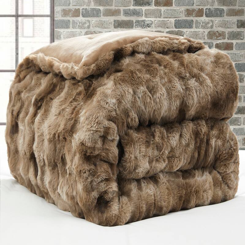 Beary Soft - Coma Inducer® Oversized Comforter Set - Kodiak Brown