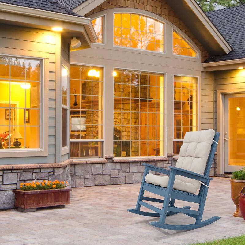 Outdoor Removable Rocking Chair Cushions Of Adirondack Chair