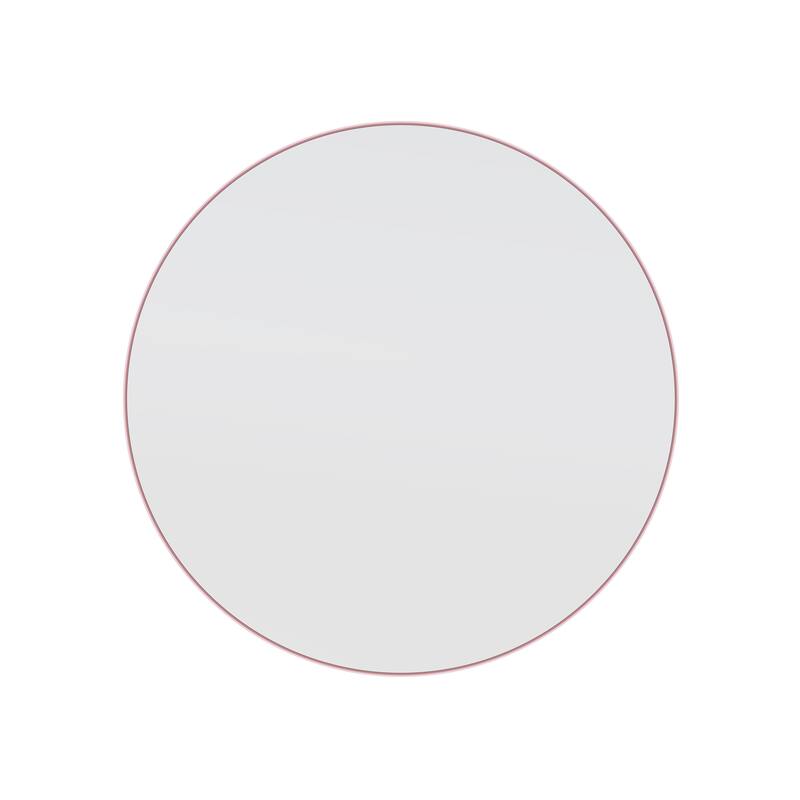 Glass Warehouse Round 20" Stainless Steel Framed Mirror