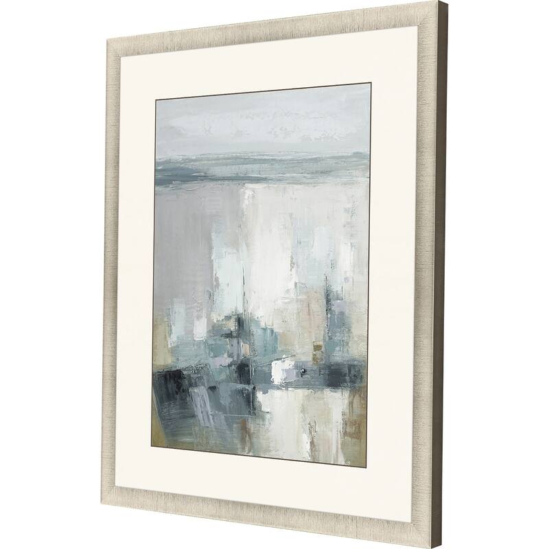 Echoes of the Sea II Framed Art Giclee Under Glass - Blue