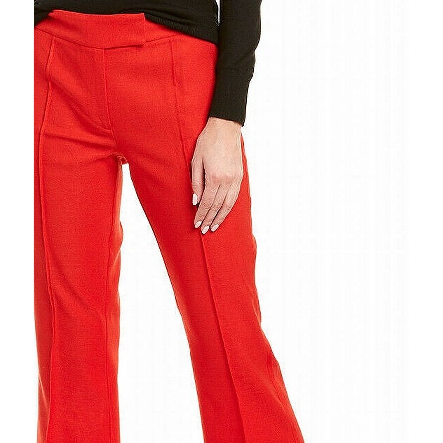 red suit pants womens