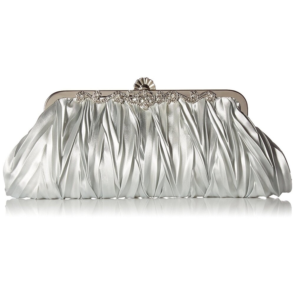 silver clutch purse under $20