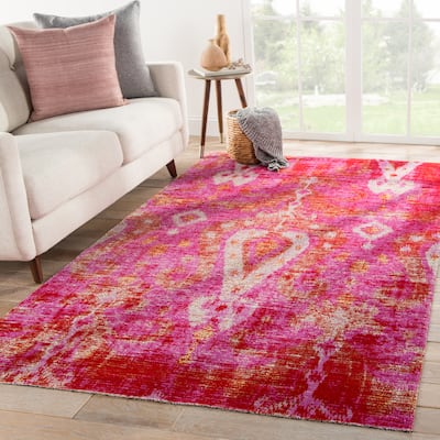 Nyla Indoor/ Outdoor Ikat Area Rug