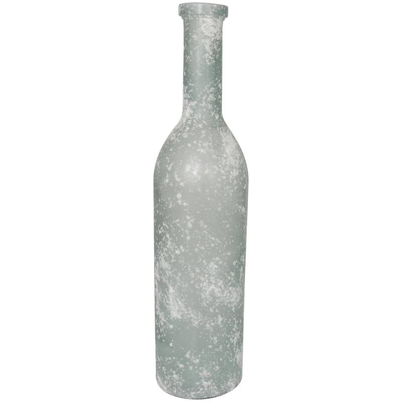 Recycled Glass Handmade Spanish Decorative Vase - Clear, Blue or Teal - Roche River Decor