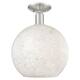 Option Brushed Satin Nickel / White Mouchette