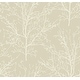 preview thumbnail 3 of 3, Seabrook Designs Piety Winter Branches Unpasted Wallpaper 27 in. W x 27 ft. L - Beige