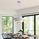 preview thumbnail 24 of 32, Industrial Adjustable Chandelier 1-Light Pendant Light with 3-Layer Metal Shade, Vintage Hanging Lamp for Living Room