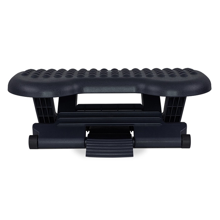 Mount-It! Ergonomic Footrest Adjustable Angle and Height Office Foot Rest  Stool For Under Desk Support - Black - Bed Bath & Beyond - 25994360