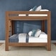 preview thumbnail 2 of 15, Olympic Queen over Queen Bunk Bed with Ladder on End