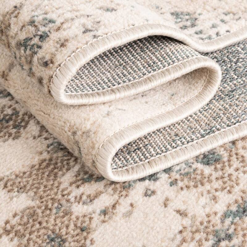 Contemporary Daisy Collection Area Rug