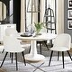 preview thumbnail 94 of 176, Homy Casa Mid-Century Modern Fabric Dining Chairs (Set of 2)