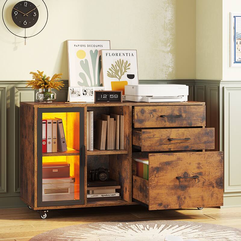File Cabinet Legal Letter, A4 Size Drawers Mobile Filing Cabinet
