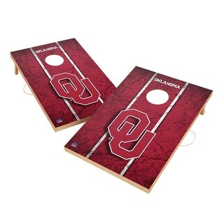 Vintage Oklahoma Sooners 2x4 Tailgate Cornhole Boards