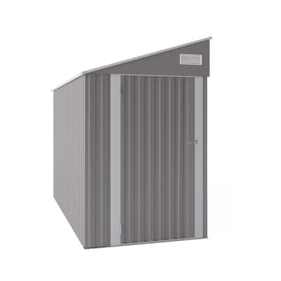 Durable Storage Shed with Single-Hinge Door