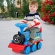 preview thumbnail 15 of 31, 6V Electric Kids Ride On Car Toy Train with 16 Pieces Tracks - 20.3" x 8.5" x 13.6"(L x W x H)