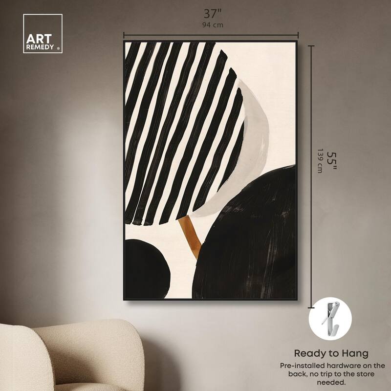Linear Contempo Canvas by Art Remedy