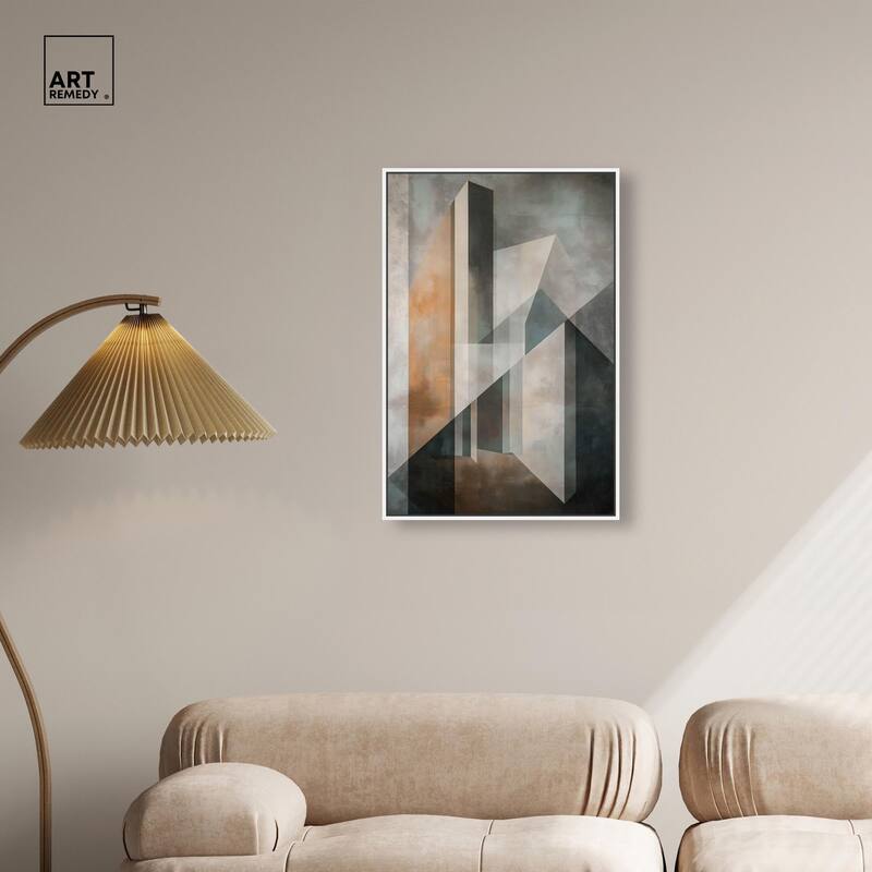 Spatial Geometry Canvas by Art Remedy