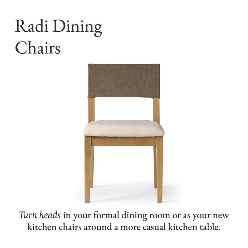 Maven Lane Radi Dining Chair, Set of 2