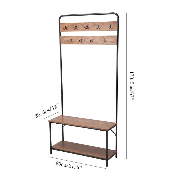 32 inch clearance hall tree