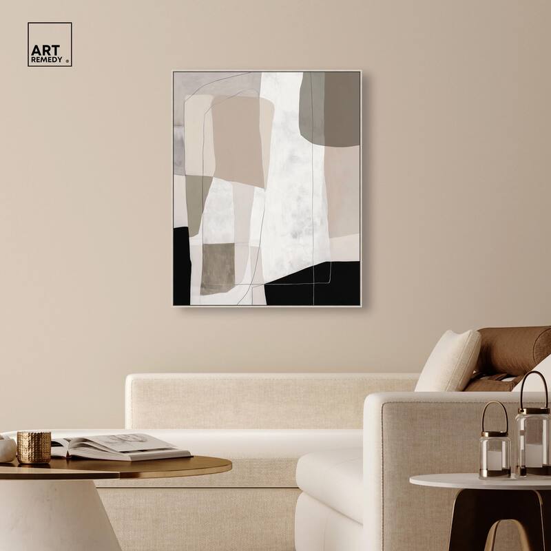 Neutral Forms II Canvas by Art Remedy
