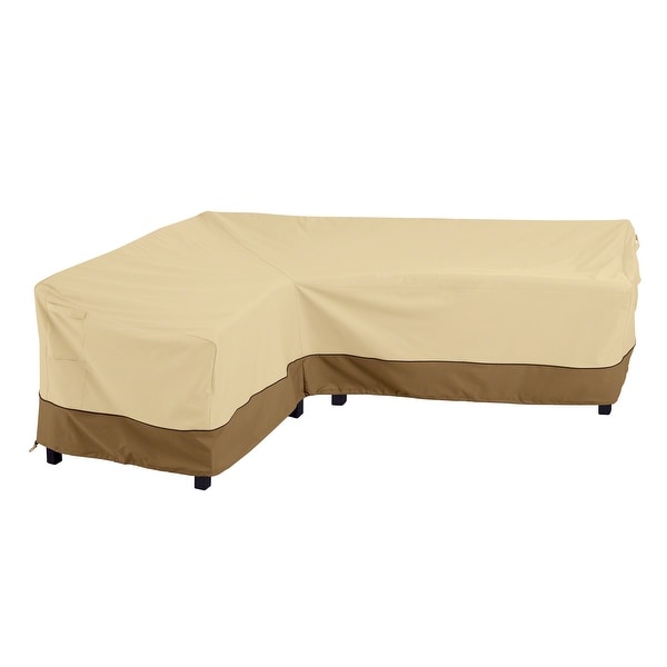 Classic Accessories Veranda Water-Resistant 115 Inch Patio Left-Facing Sectional Lounge Set Cover. Opens flyout.