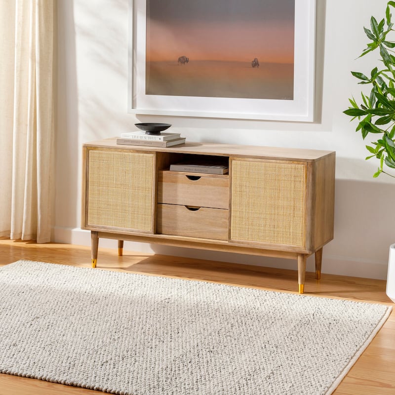 Shannon Farmhouse Area Rug - Ivory/Gray - 8' x 10'