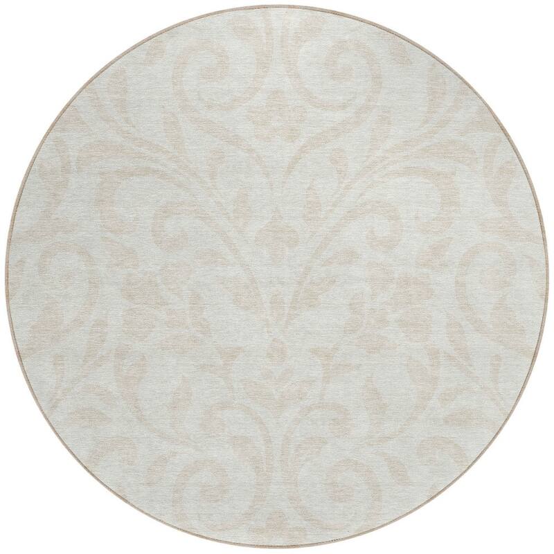 HomeRoots Floral Transitional Rectangle Outdoor Rug