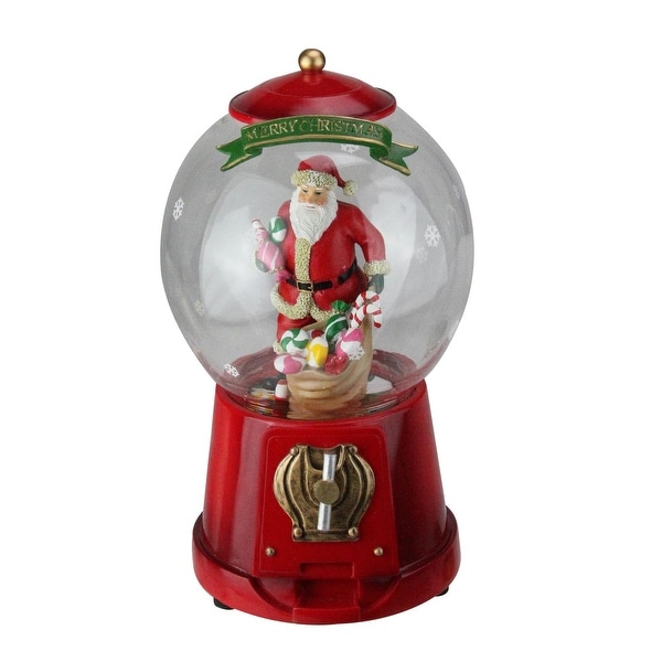 10 animated and musical santa gumball machine christmas table decoration - Musical Animated Christmas Decorations 10 animated and musical santa gumball machine christmas table decoration - Musical Animated Christmas Decorations