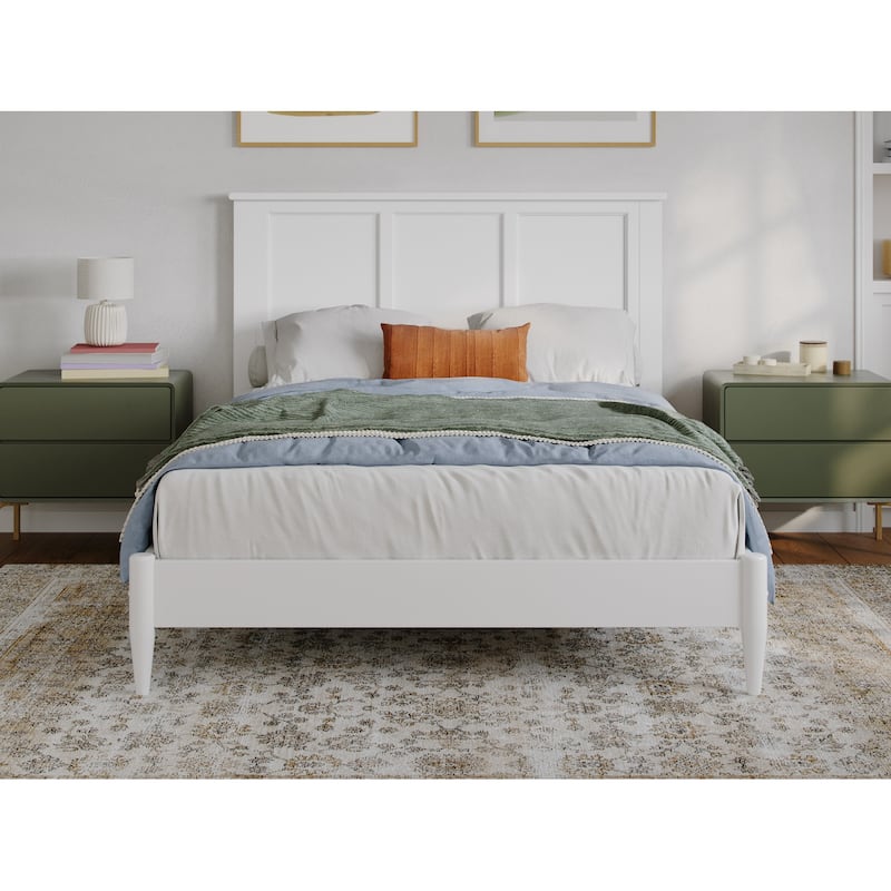 Charlotte Solid Wood Low Profile Platform Bed