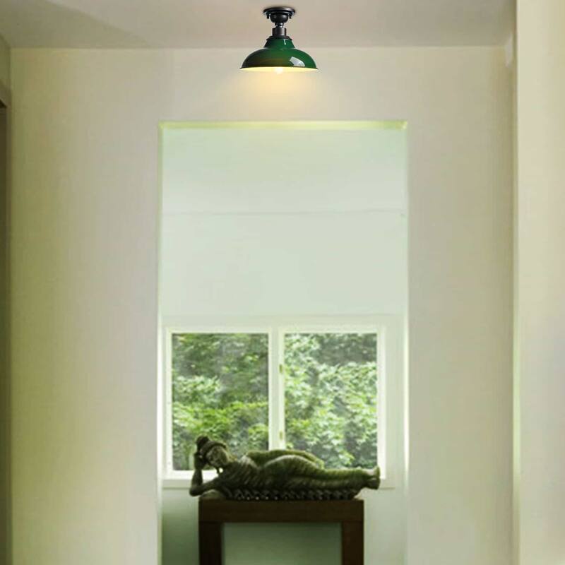 Cilento Farmhouse Ceiling Light Semi Flush Mount 1-Light