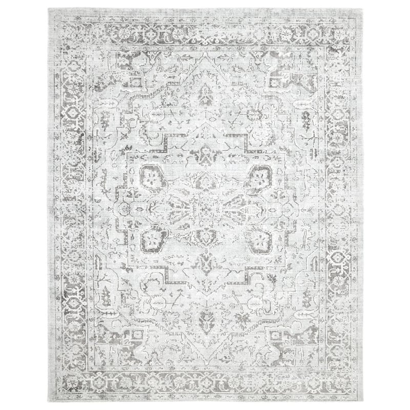 Overton Handmade Modern Contemporary Floral Area Rug