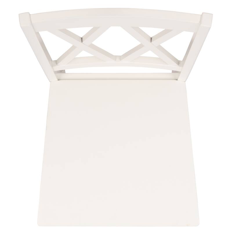 SAFAVIEH HOME Yana Double X-Back Side Chair - 18"W x 22"D x 39"H