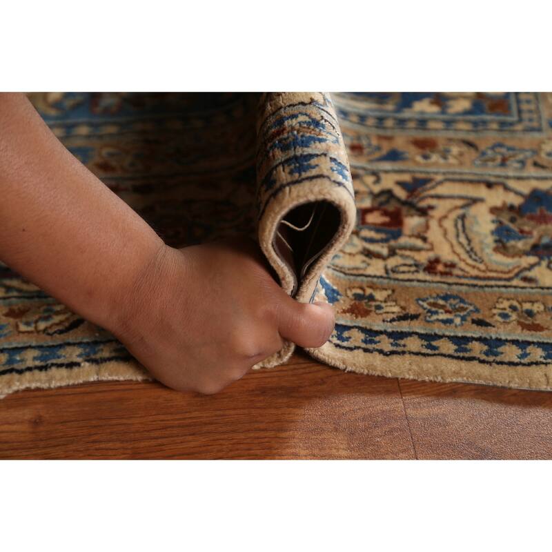 Clearance Antique Floral Nain Persian Wool Area Rug Hand-knotted - 3'10" x 6'6"