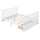 preview thumbnail 32 of 74, Convertible Crib/Full Size Bed with Drawers and 3 Height Options, Crib Only/Bed Rails and Slats for Full Size Bed