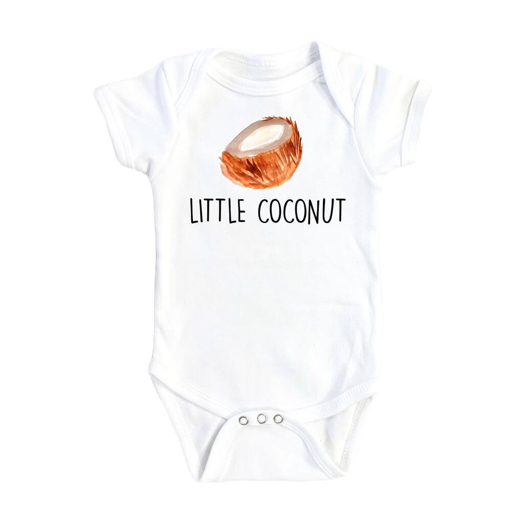 Little Coconut - Baby Boy Girl Clothes Infant Bodysuit Funny Cute Newborn